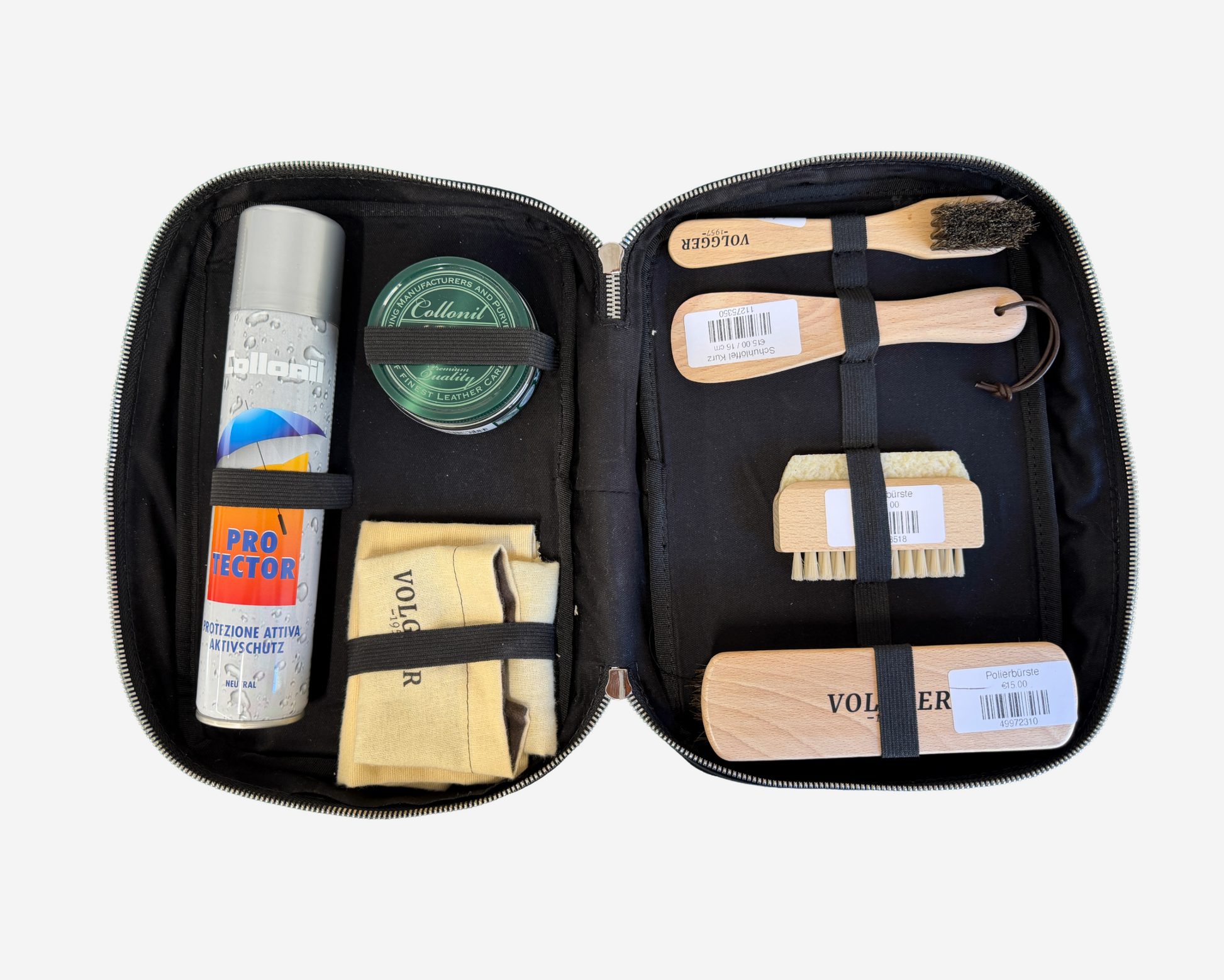 Schuhpflegetasche inkl. Inhalt