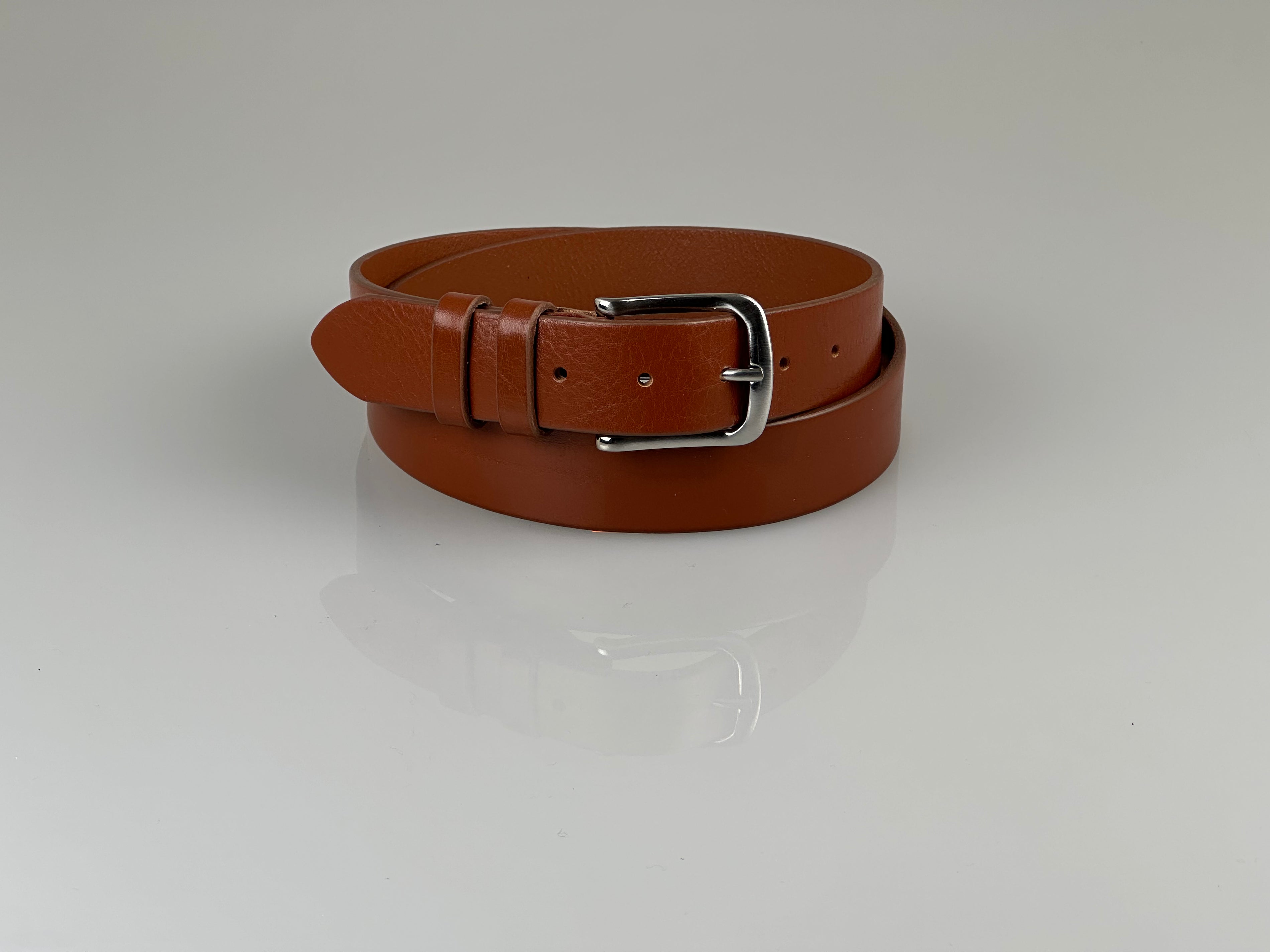 Ledergürtel Windsor Cognacbraun