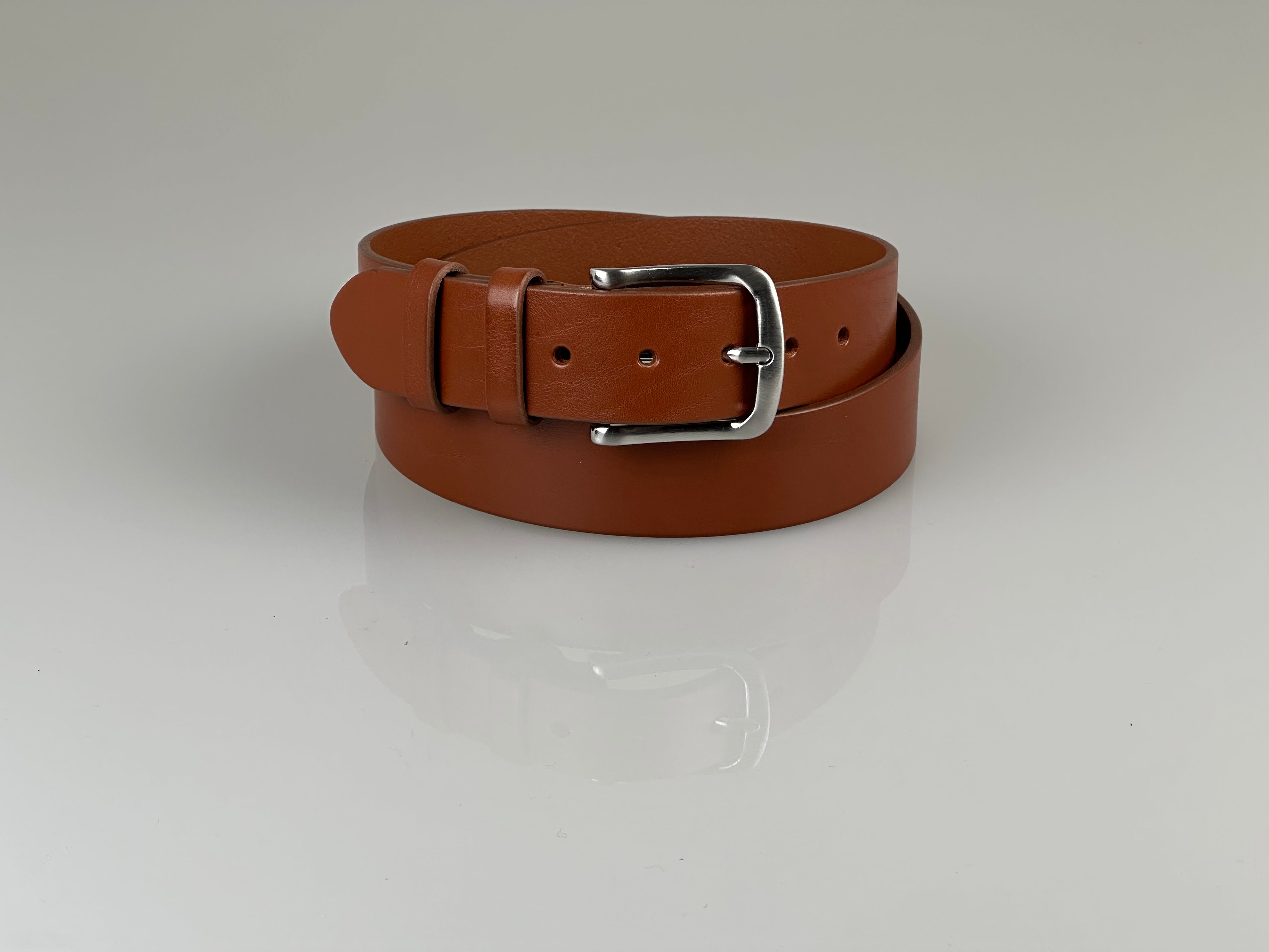 Ledergürtel Windsor Cognacbraun