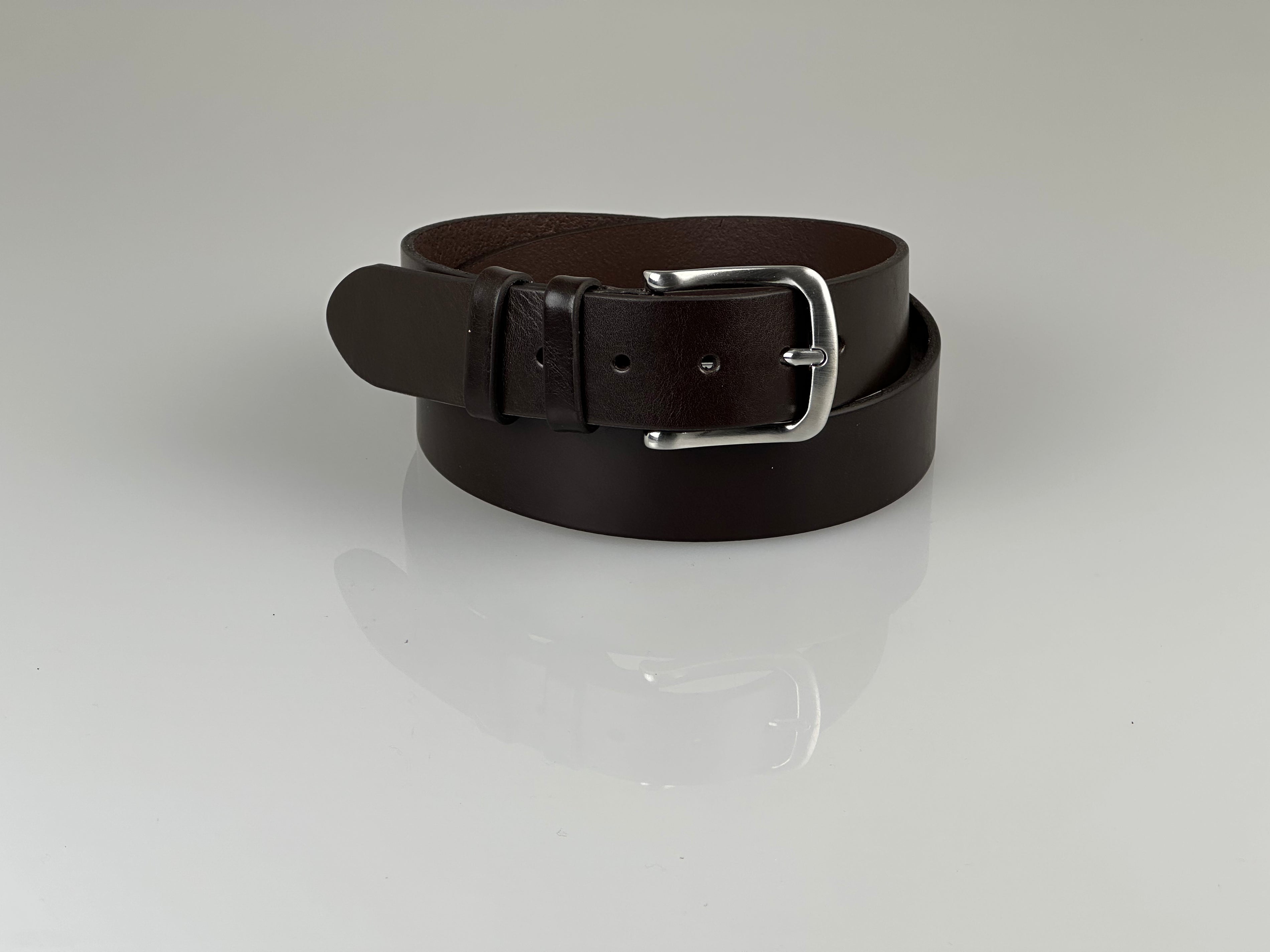 Ledergürtel Windsor Dunkelbraun